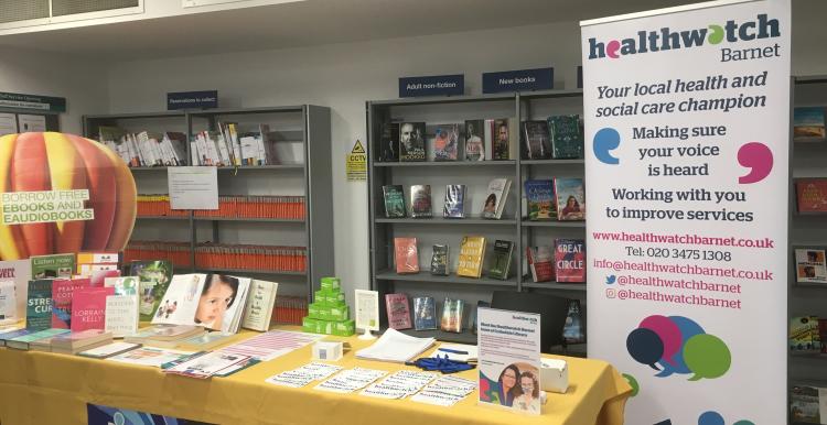 Colindale Library display