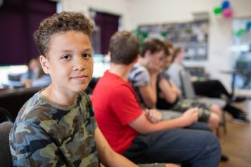 three young teenage boys